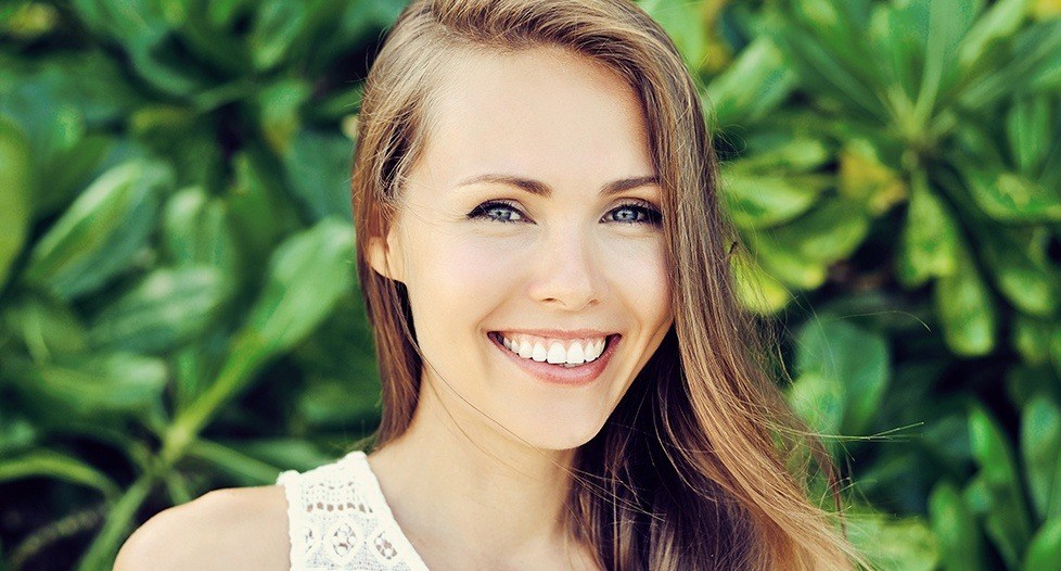 Woman with healthy smile
