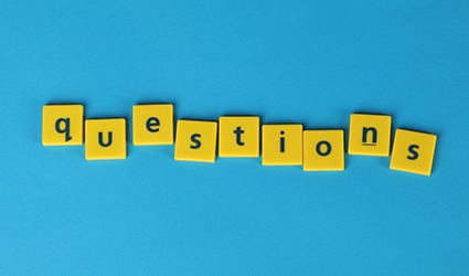 Questions spelled using yellow tiles